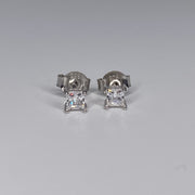 Princess Cut Studs