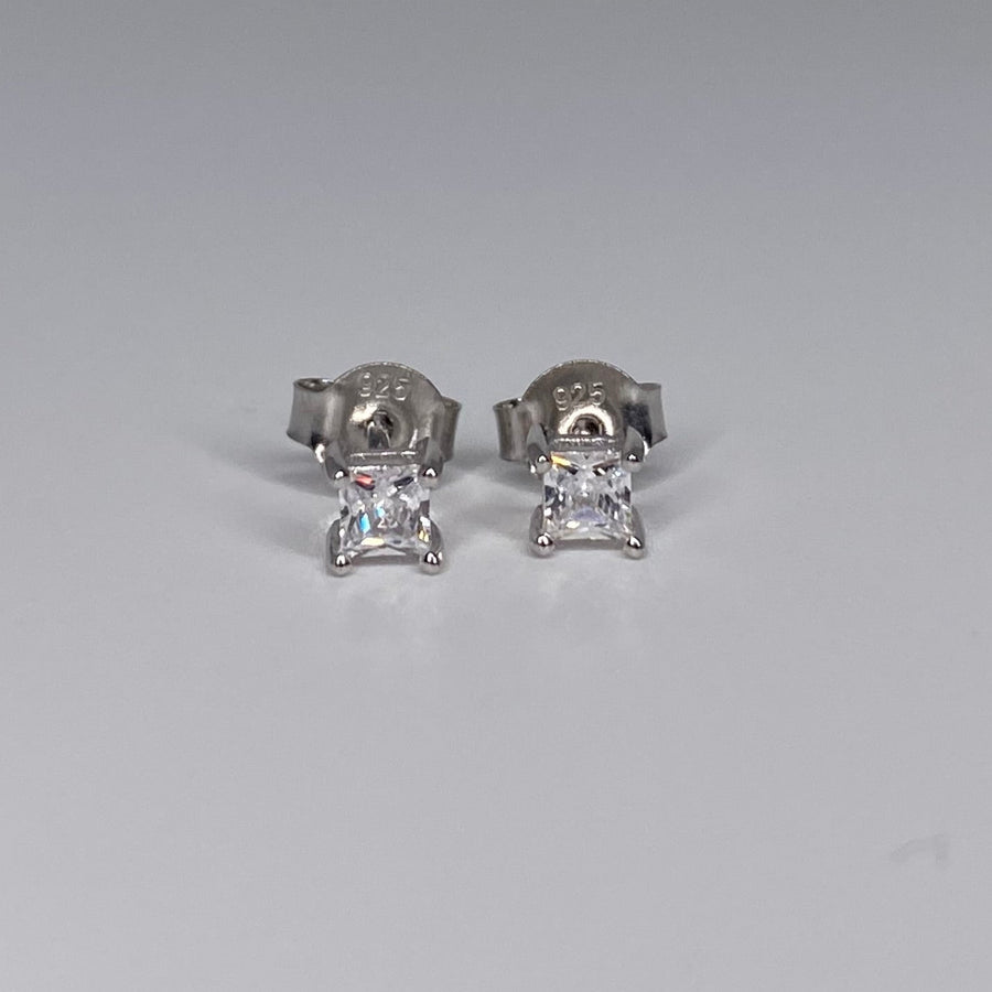 Princess Cut Studs
