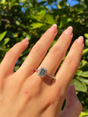 Mystic Topaz Baguette Cut Ring