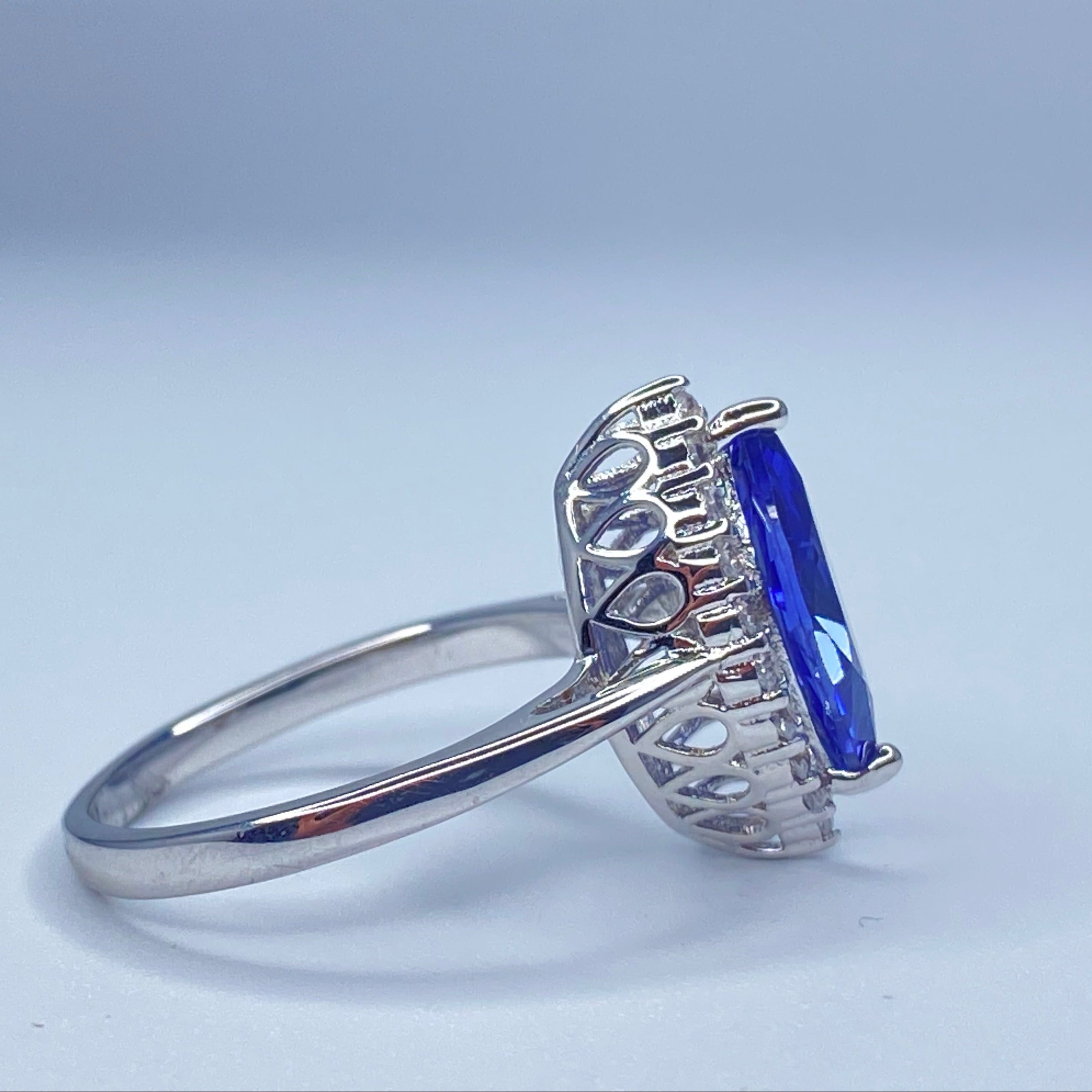 Amethyst Marquise Cut Ring