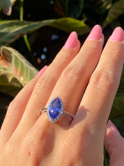 Amethyst Marquise Cut Ring