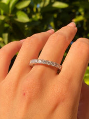 Big Round Cut Eternity Band