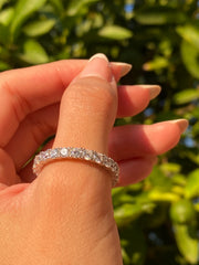 Big Round Cut Eternity Band