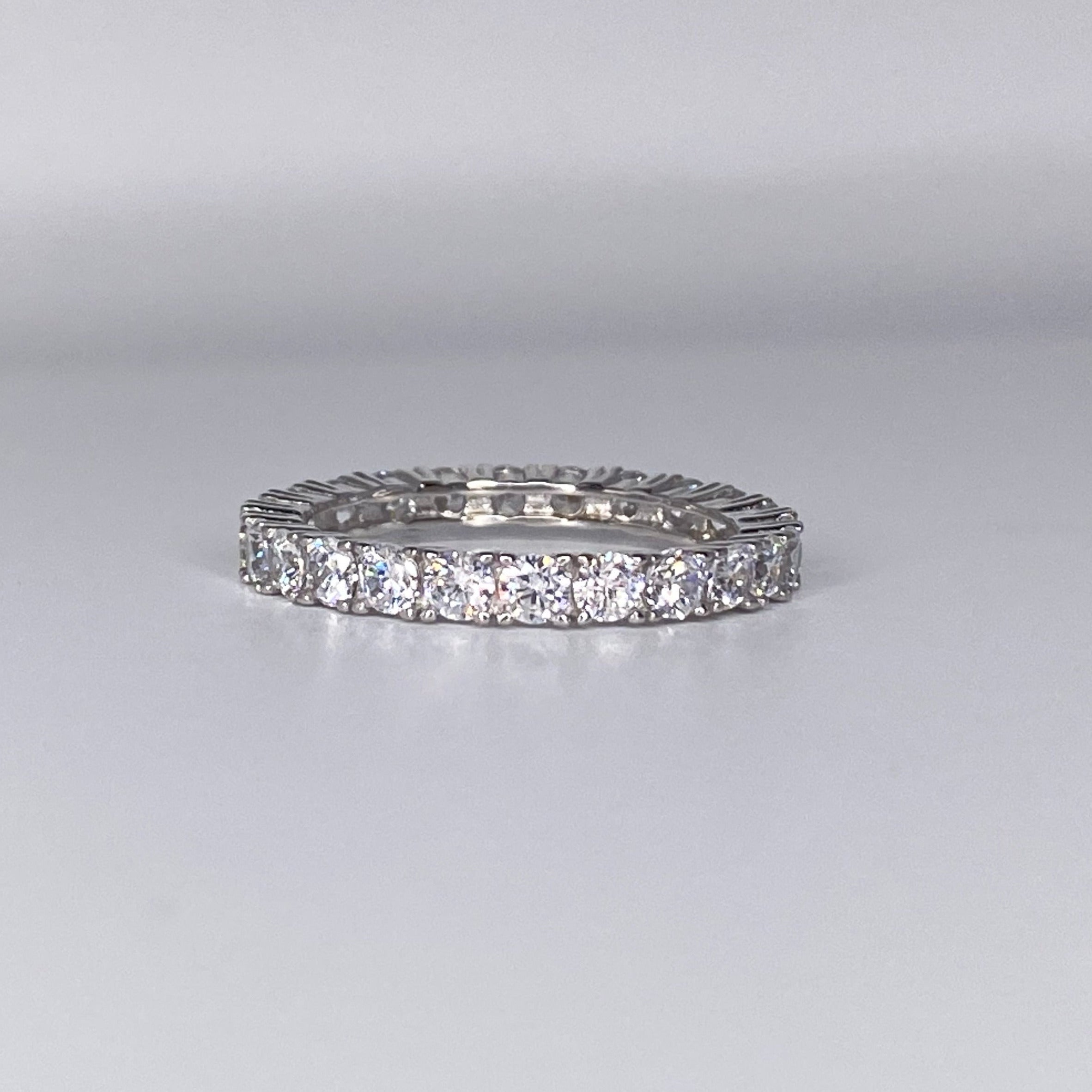 Big Round Cut Eternity Band