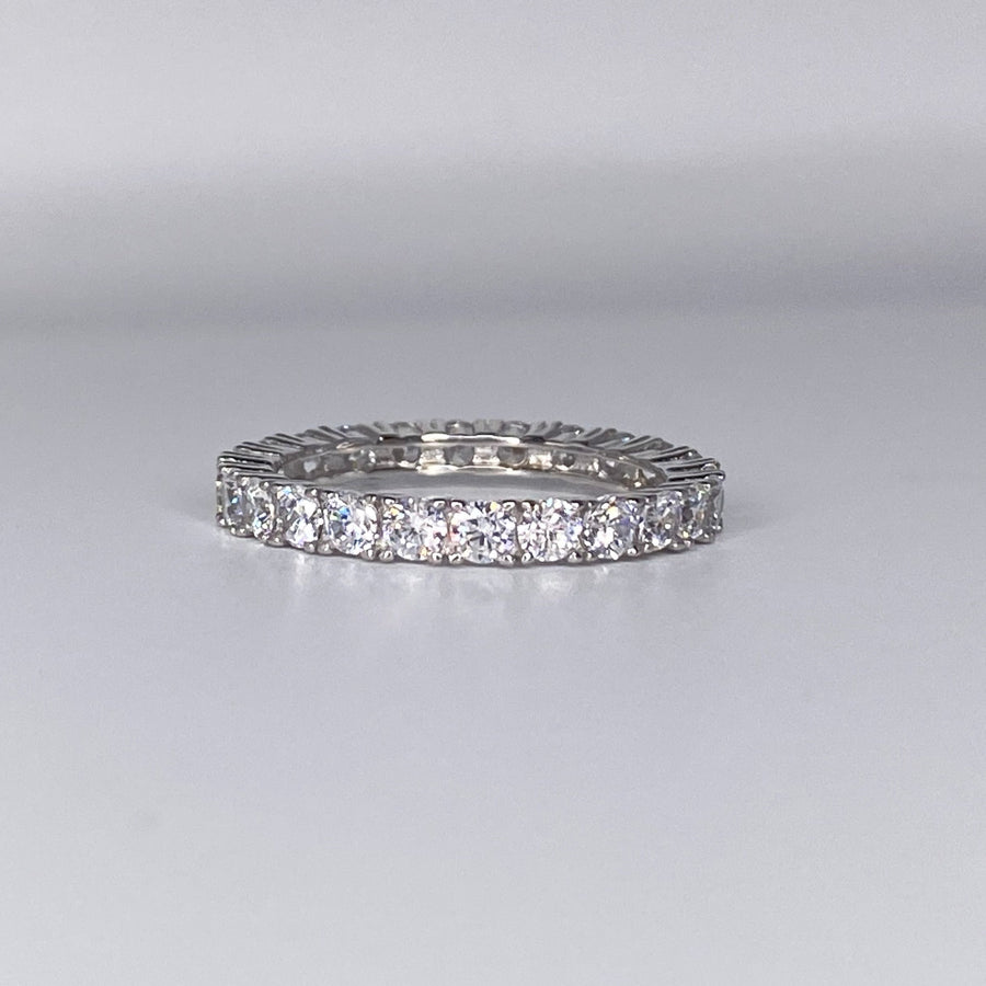 Big Round Cut Eternity Band