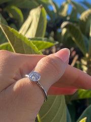 Bezel Round Cut Ring