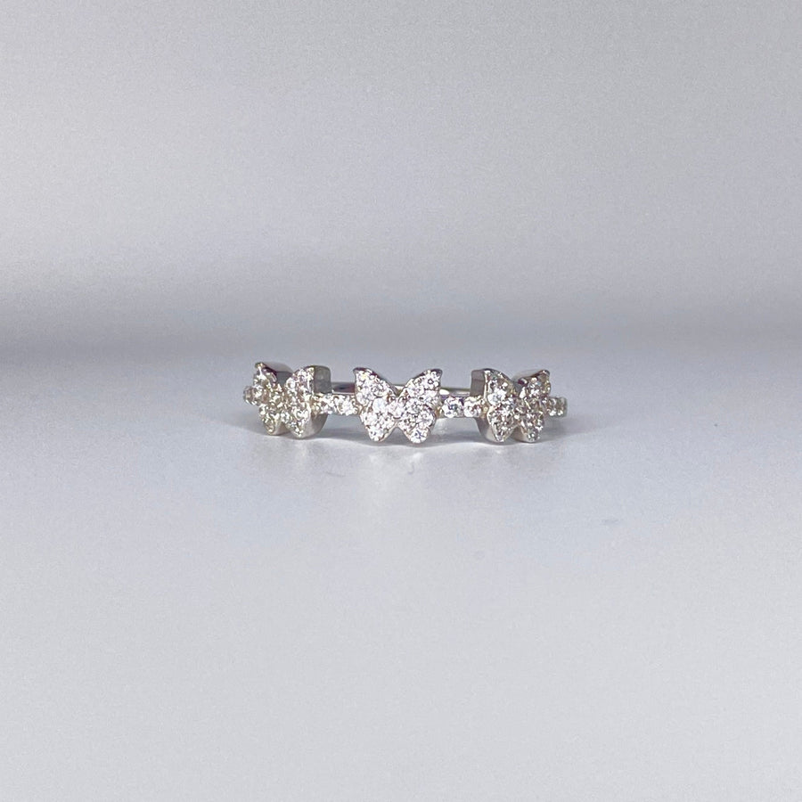 Tri Butterfly Ring
