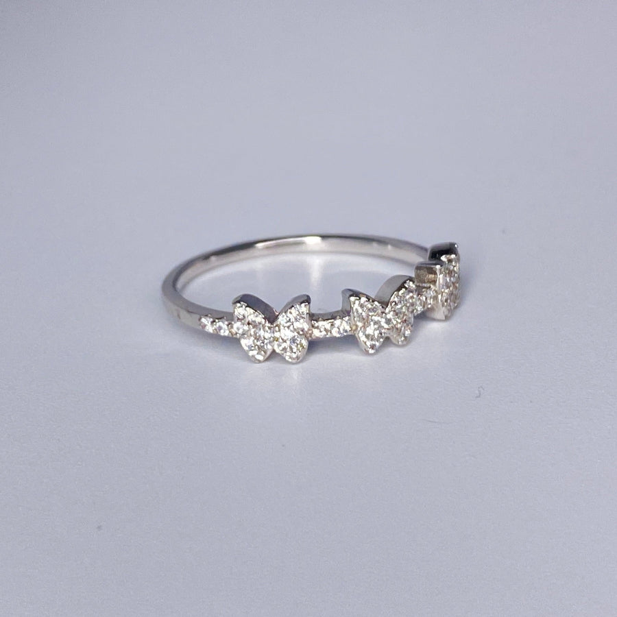 Tri Butterfly Ring