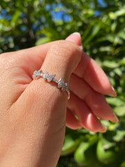 Tri Butterfly Ring