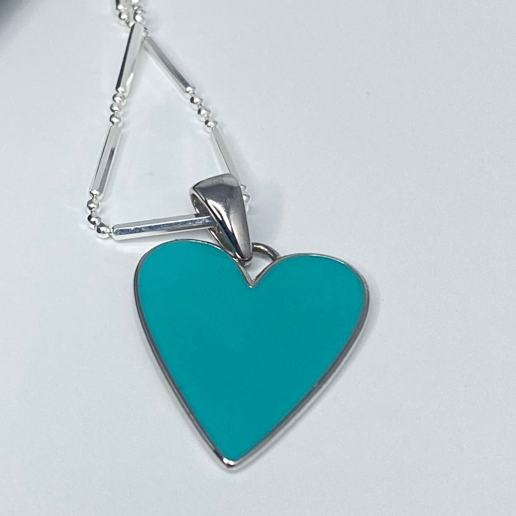 Blue Heart Pendant