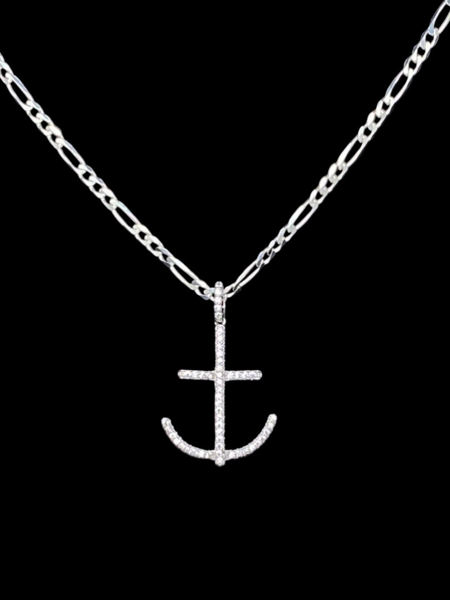 Cross Anchor Pendant