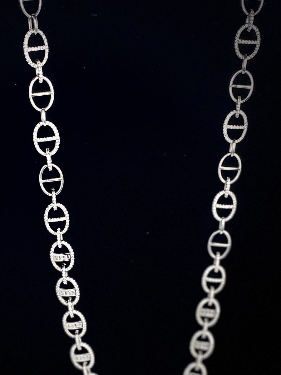 Cubic Zircona Mariner Necklace