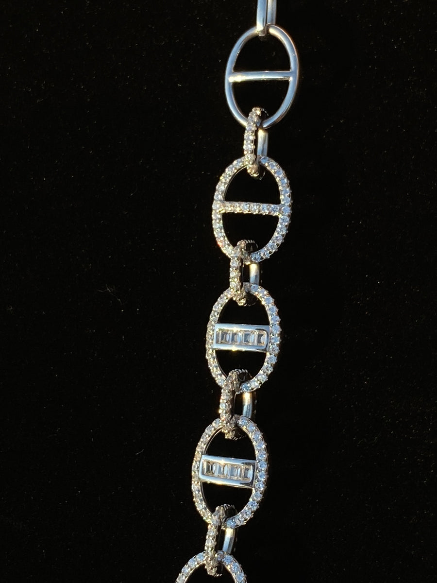 Cubic Zircona Mariner Necklace