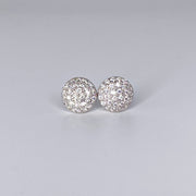 Circular Pave Earrings