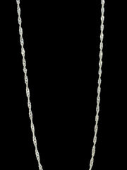 Diamond Cut Singapore Necklace