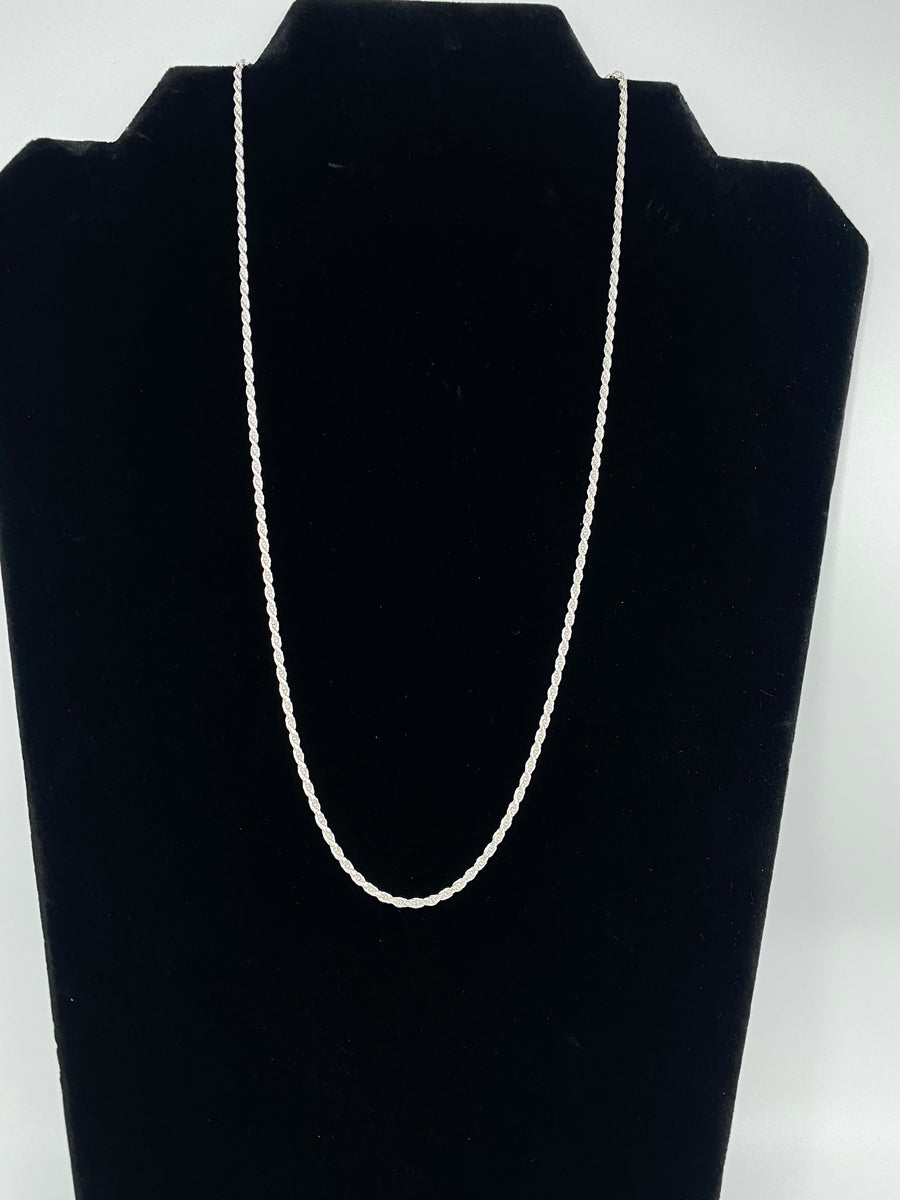 Diamond Cut Rope Necklace 1.0