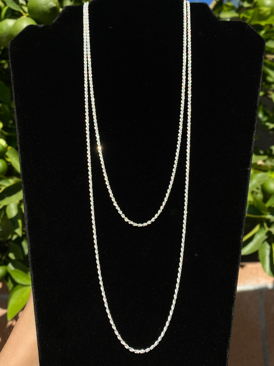 Diamond Cut Rope Necklace 1.0