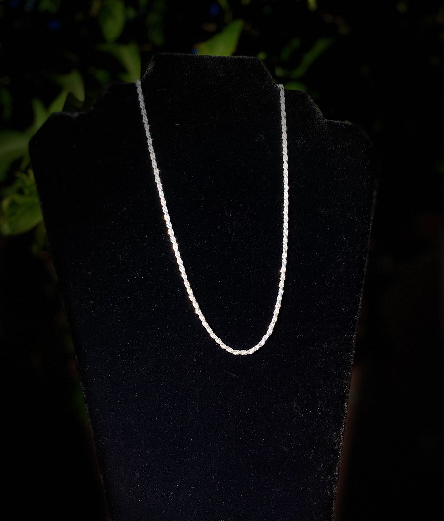 Diamond Cut Rope Necklace 3.0