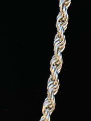 Diamond Cut Rope Necklace 5.0