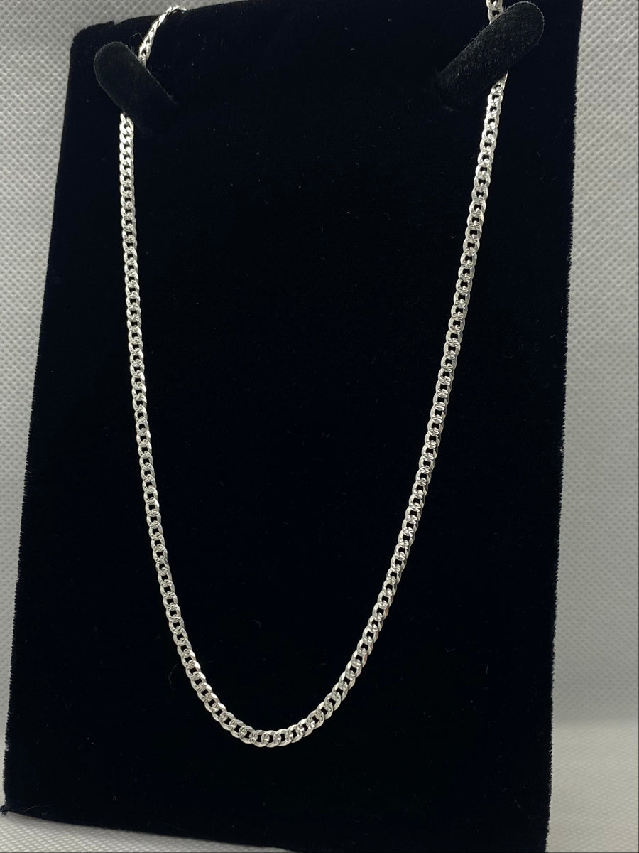 Diamond Cut Curb Necklace 2.0