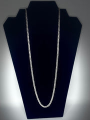 Diamond Cut Curb Necklace 3.0