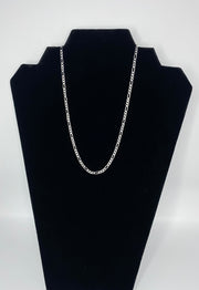 Diamond Cut Figaro Necklace
