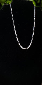 Diamond Cut Figaro Necklace