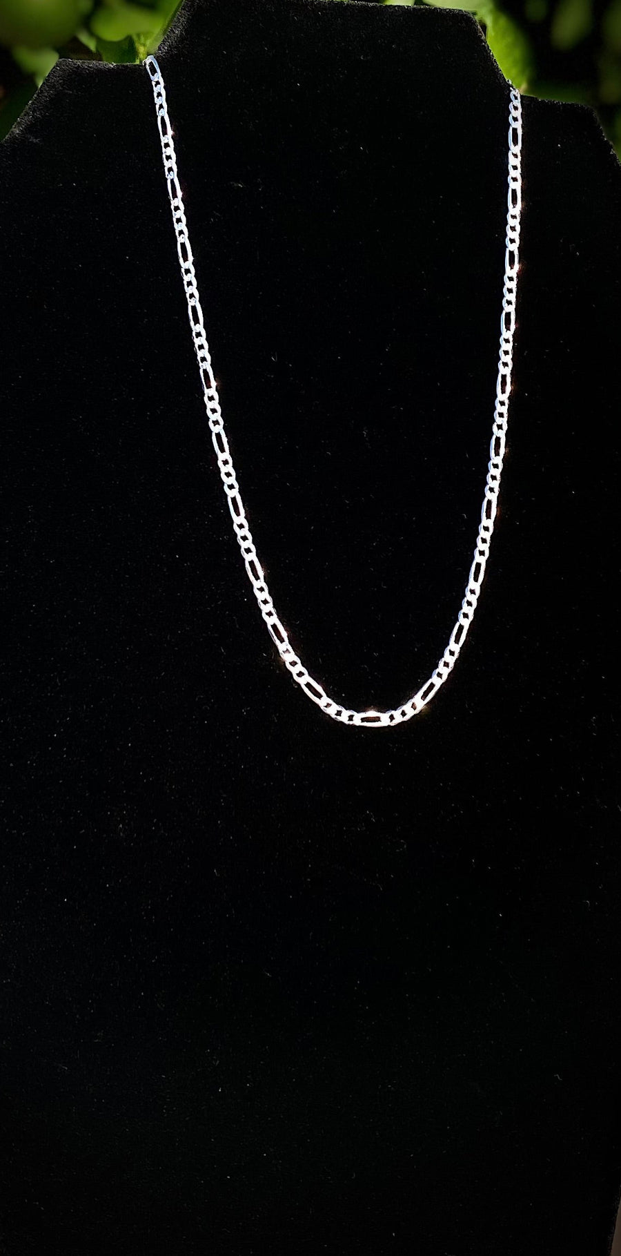 Diamond Cut Figaro Necklace