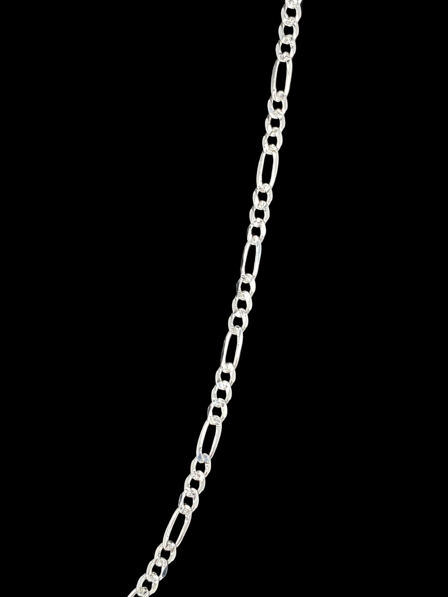 Diamond Cut Figaro Necklace