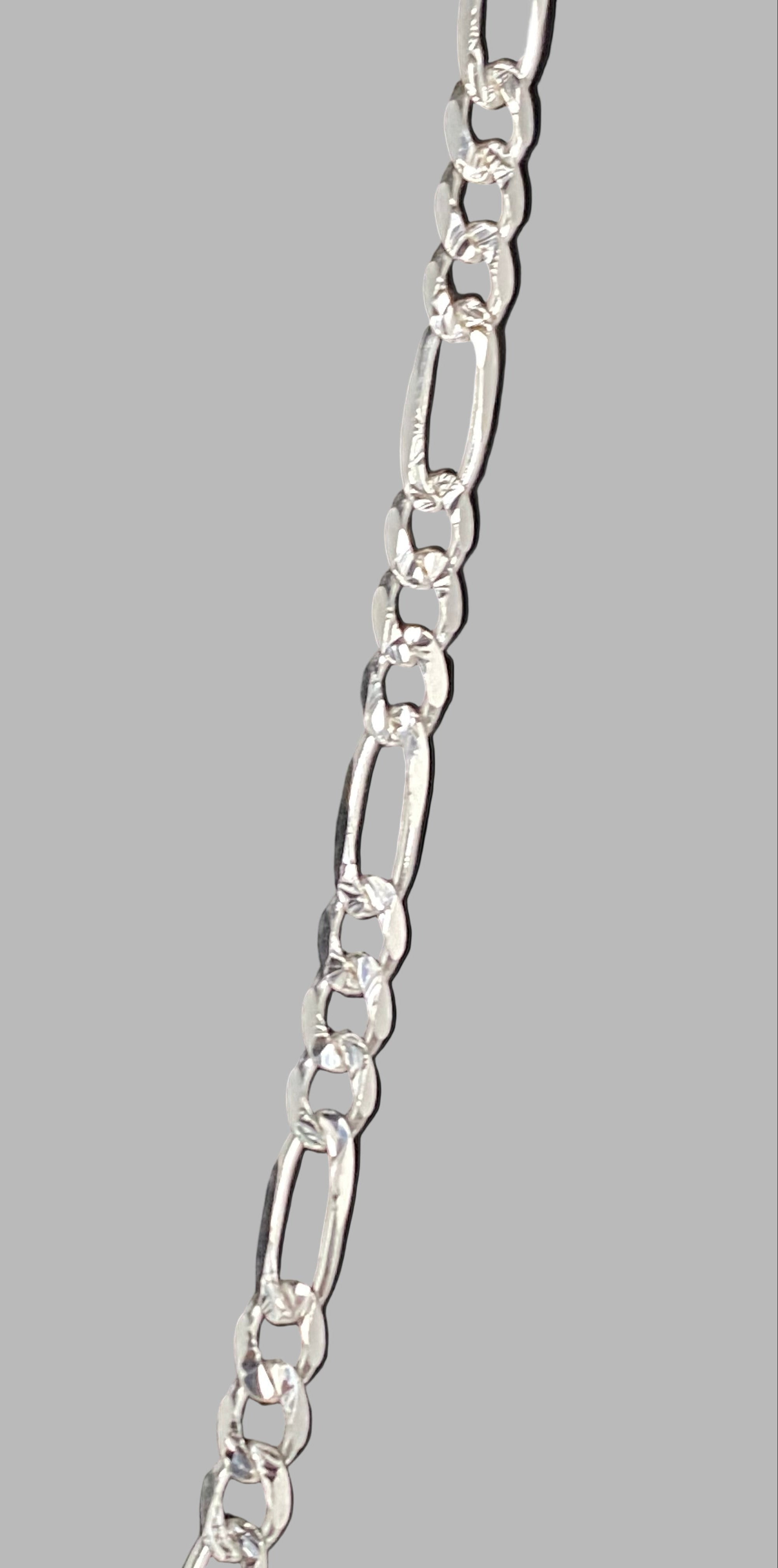 Diamond Cut Figaro Necklace