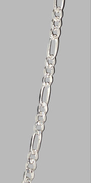 Diamond Cut Figaro Necklace