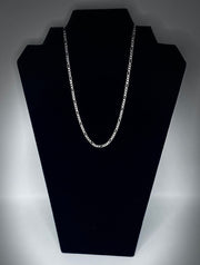 Diamond Cut Figaro Necklace