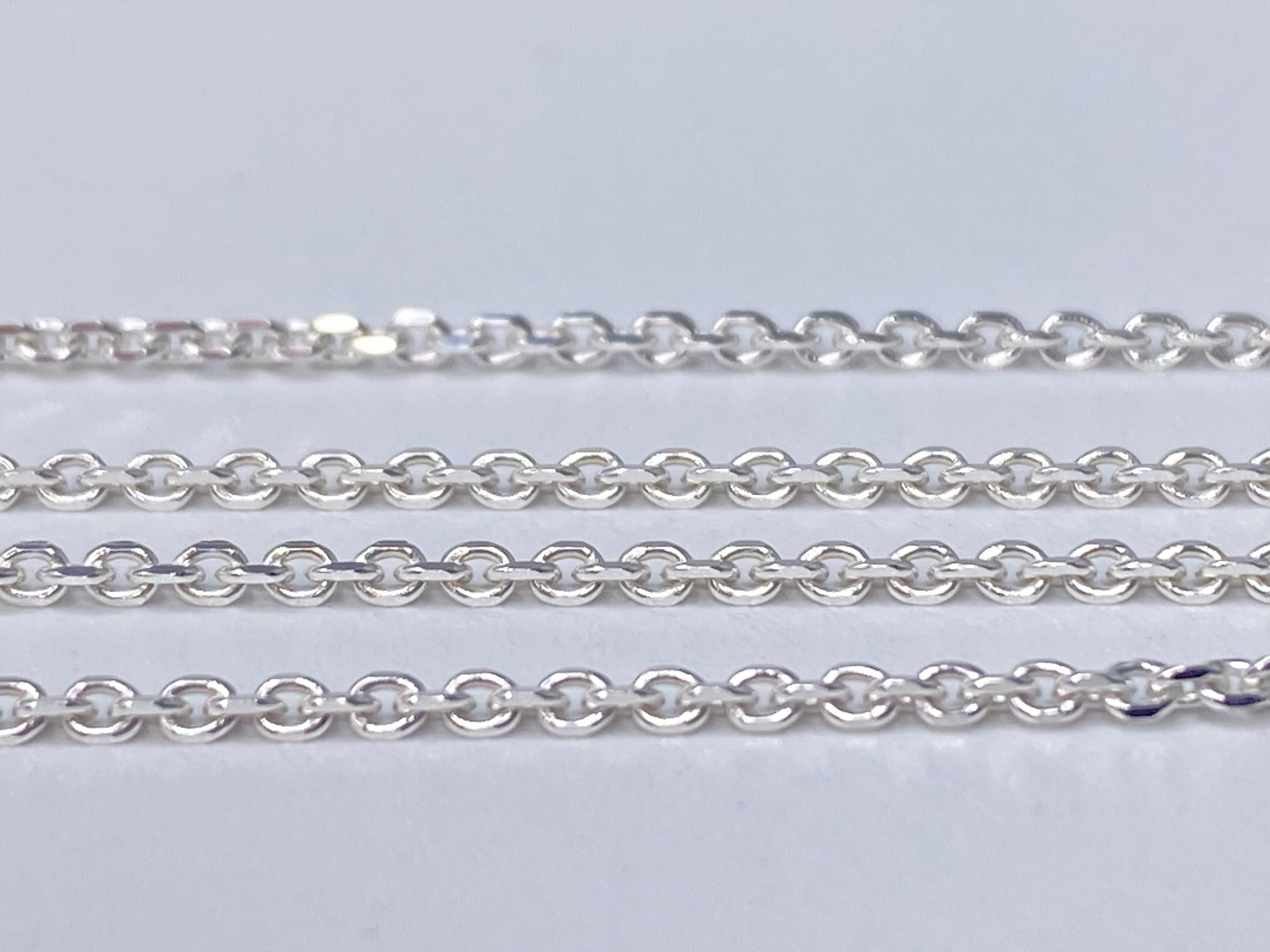 Dainty Diamond Cut Cable Necklace