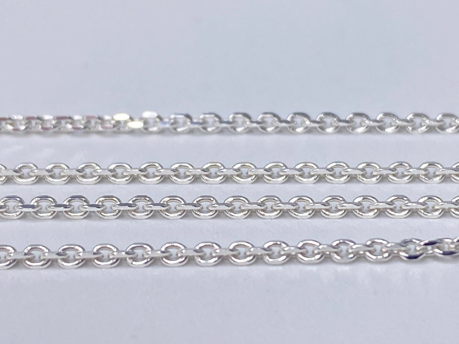 Dainty Diamond Cut Cable Necklace