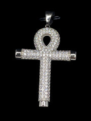 Circle Edge Cross Pendant