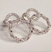 Interlock Circle Earrings