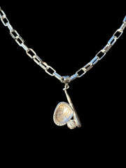 Diamond Cut Paperclip Cable Necklace