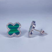 Green Clover Earrings