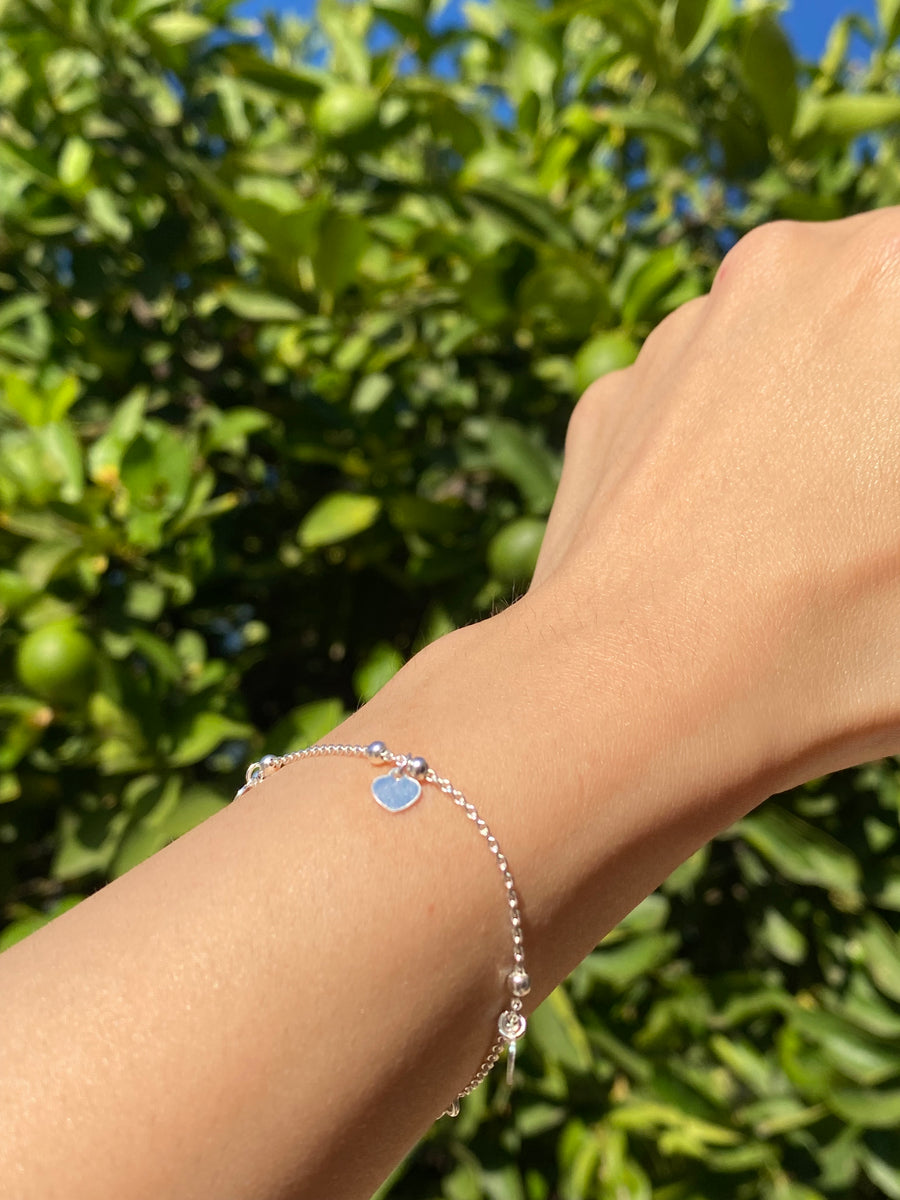 Heart Charm Bracelet