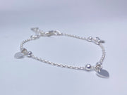 Heart Charm Bracelet