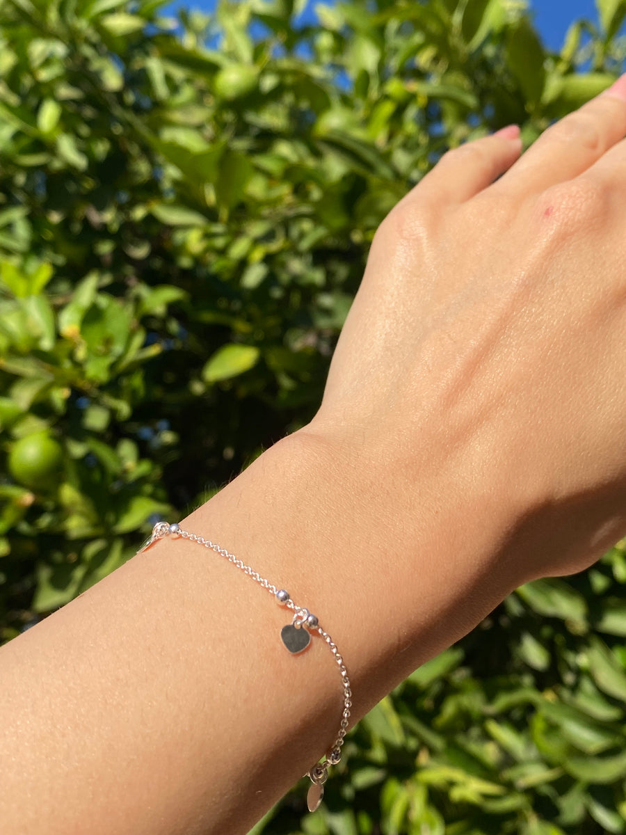 Heart Charm Bracelet