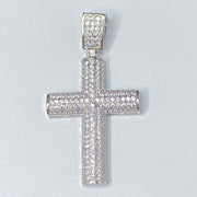 Rounded Edge Cross Pendant