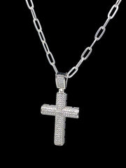 Rounded Edge Cross Pendant