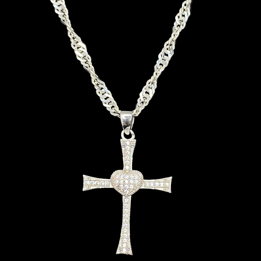 Diamond Cut Singapore Necklace