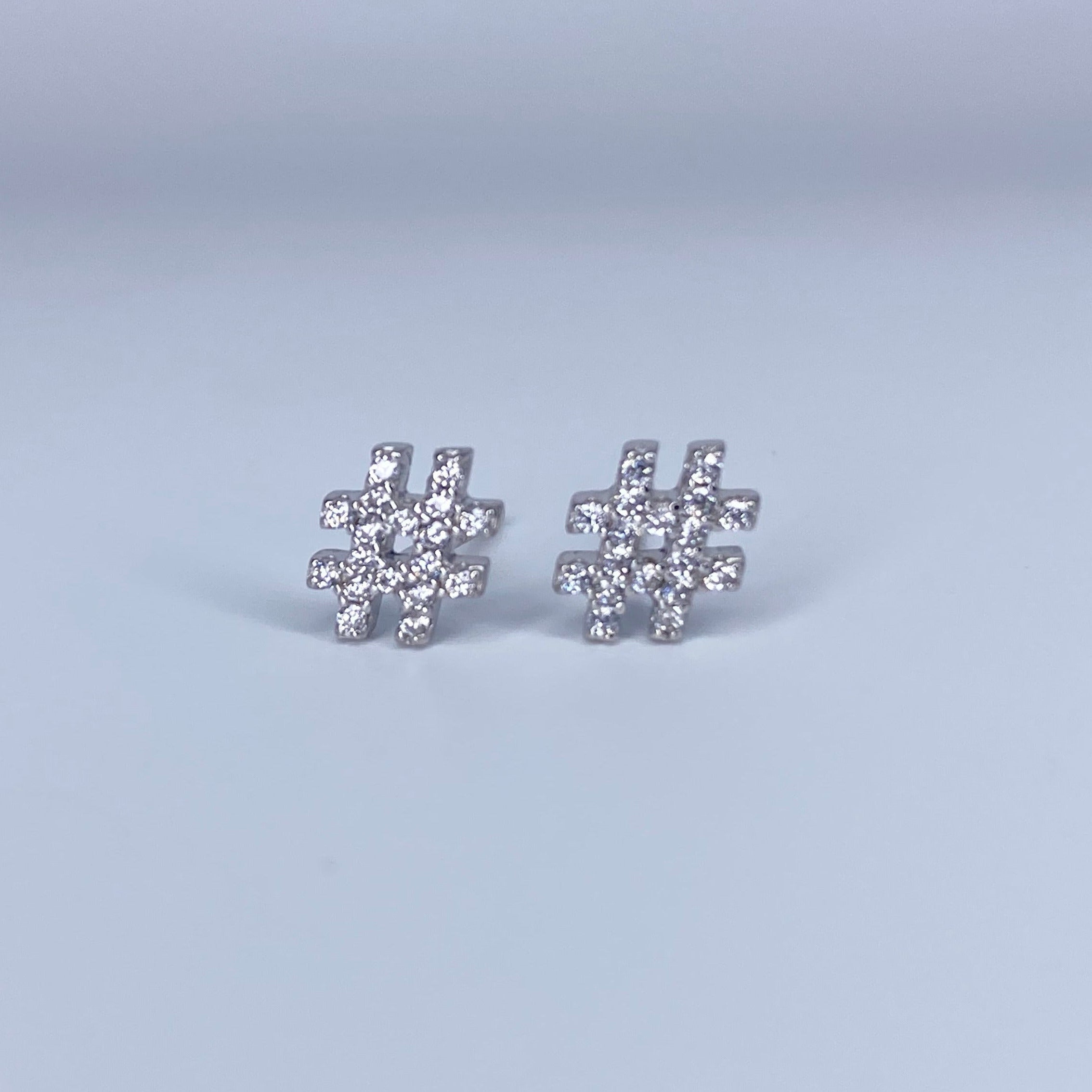 Hashtag Earrings