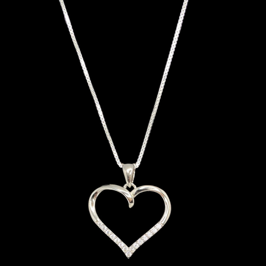 Hollow Heart Pendant