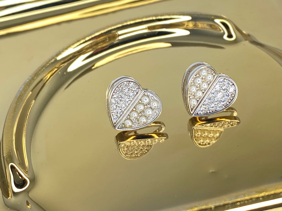 Halfies Heart Earrings