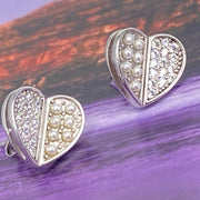 Halfies Heart Earrings