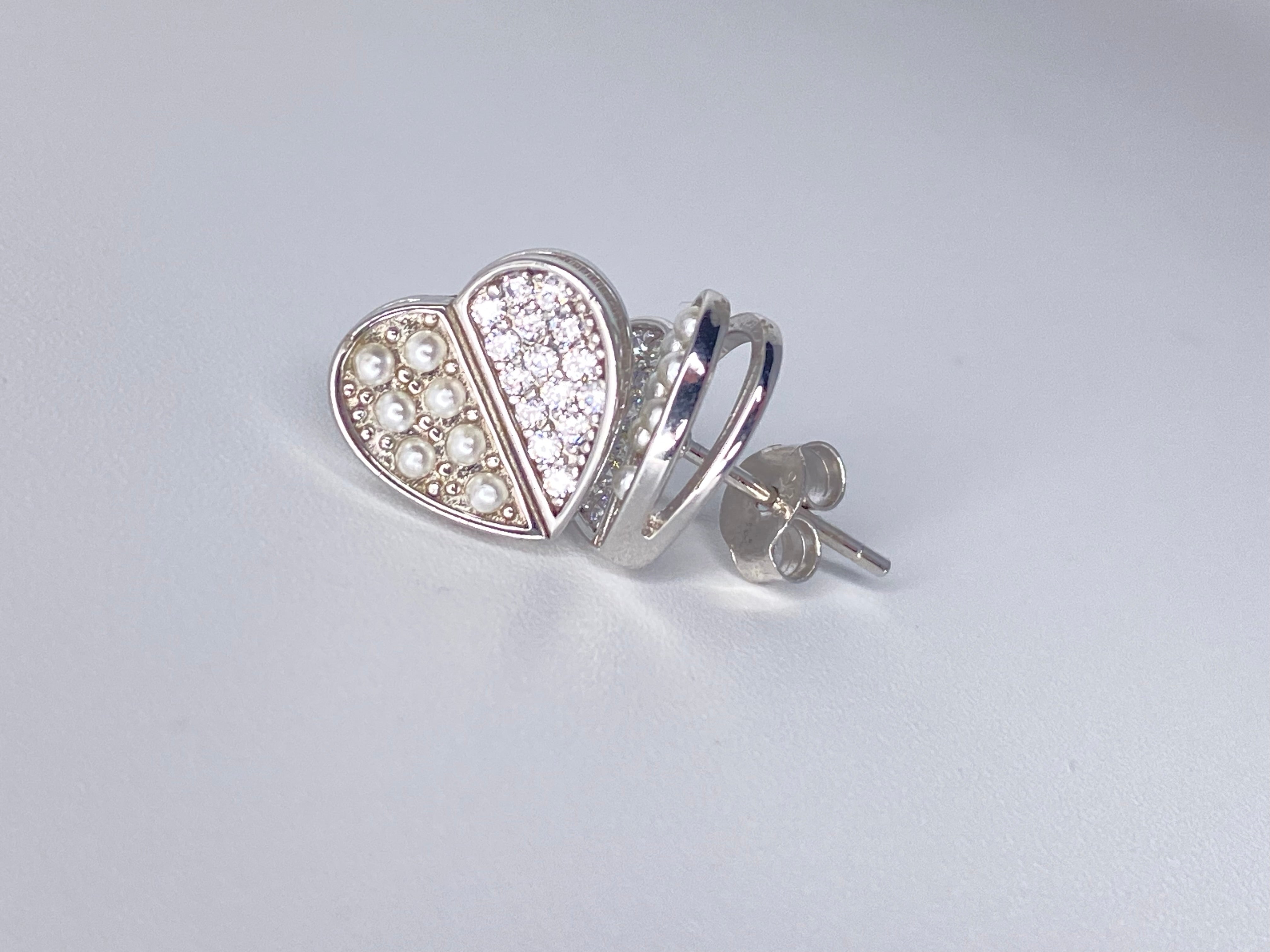 Halfies Heart Earrings