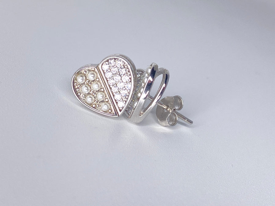 Halfies Heart Earrings